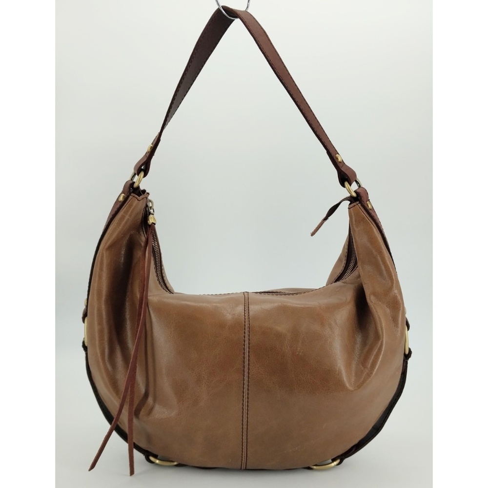 HOBO Large Leather Half Moon Bag
